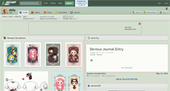 Desktop Screenshot of doily.deviantart.com