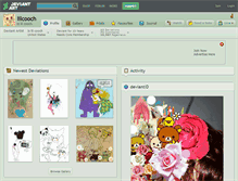 Tablet Screenshot of lilcooch.deviantart.com