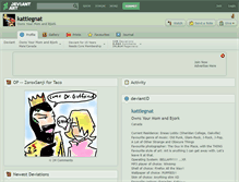 Tablet Screenshot of kattlegnat.deviantart.com