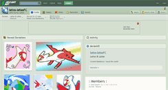 Desktop Screenshot of latios-latiasfc.deviantart.com