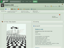 Tablet Screenshot of bluberry-mist.deviantart.com