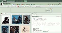 Desktop Screenshot of demonicessence.deviantart.com