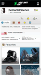 Mobile Screenshot of demonicessence.deviantart.com