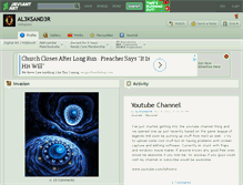 Tablet Screenshot of al3ksand3r.deviantart.com