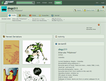 Tablet Screenshot of diego311.deviantart.com