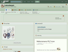 Tablet Screenshot of nekositalyplz.deviantart.com