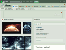 Tablet Screenshot of d-design.deviantart.com