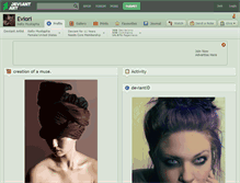 Tablet Screenshot of eviori.deviantart.com