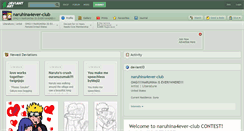 Desktop Screenshot of naruhina4ever-club.deviantart.com