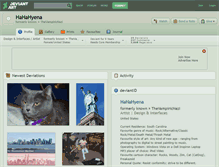 Tablet Screenshot of hahahyena.deviantart.com