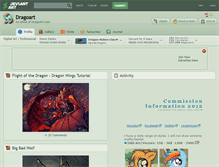 Tablet Screenshot of dragoart.deviantart.com