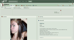 Desktop Screenshot of kylielou.deviantart.com