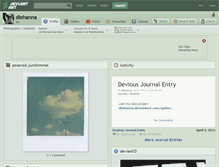 Tablet Screenshot of diehanna.deviantart.com