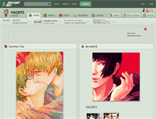 Tablet Screenshot of ha2693.deviantart.com