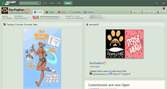 Desktop Screenshot of pawfeather.deviantart.com