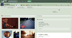 Desktop Screenshot of levviathor.deviantart.com