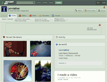 Tablet Screenshot of levviathor.deviantart.com