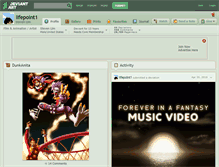 Tablet Screenshot of lifepoint1.deviantart.com