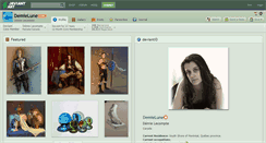 Desktop Screenshot of demielune.deviantart.com