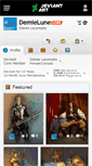 Mobile Screenshot of demielune.deviantart.com