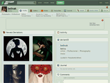 Tablet Screenshot of belinak.deviantart.com