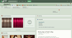 Desktop Screenshot of hanneke73.deviantart.com
