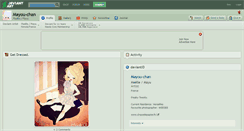 Desktop Screenshot of mayou-chan.deviantart.com