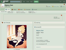 Tablet Screenshot of mayou-chan.deviantart.com