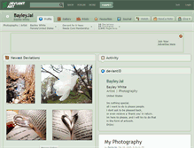 Tablet Screenshot of bayleyjai.deviantart.com