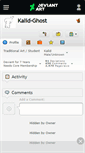 Mobile Screenshot of kalid-ghost.deviantart.com