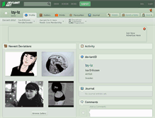 Tablet Screenshot of izy-iz.deviantart.com