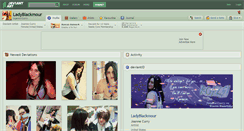 Desktop Screenshot of ladyblackmour.deviantart.com