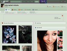 Tablet Screenshot of miss-rachel-victoria.deviantart.com