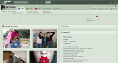 Desktop Screenshot of larcymosa.deviantart.com