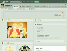 Tablet Screenshot of madara26.deviantart.com