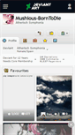 Mobile Screenshot of mushious-borntodie.deviantart.com