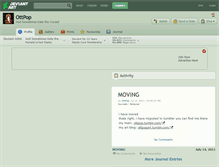 Tablet Screenshot of ottpop.deviantart.com