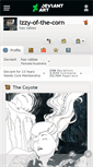 Mobile Screenshot of izzy-of-the-corn.deviantart.com