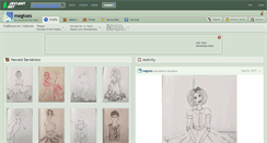 Desktop Screenshot of megtoes.deviantart.com