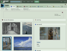 Tablet Screenshot of haliai.deviantart.com