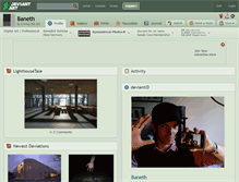 Tablet Screenshot of baneth.deviantart.com