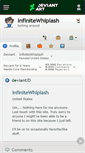 Mobile Screenshot of infinitewhiplash.deviantart.com