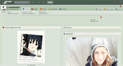 Desktop Screenshot of crushedhalex.deviantart.com