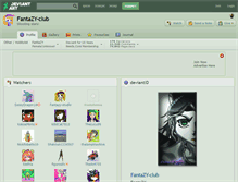 Tablet Screenshot of fantazy-club.deviantart.com