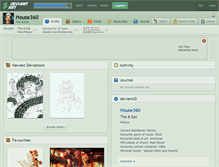 Tablet Screenshot of house360.deviantart.com