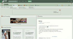 Desktop Screenshot of camalla.deviantart.com