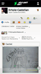 Mobile Screenshot of krissie-castellan.deviantart.com
