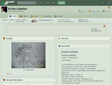 Tablet Screenshot of krissie-castellan.deviantart.com