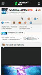Mobile Screenshot of godzillajapan.deviantart.com