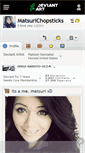 Mobile Screenshot of matsurichopsticks.deviantart.com